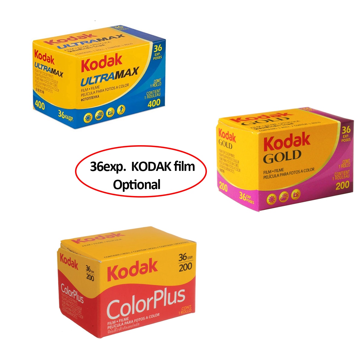 KODAK UltraMax 400, ColorPlus 200,  200 ÷ μ..